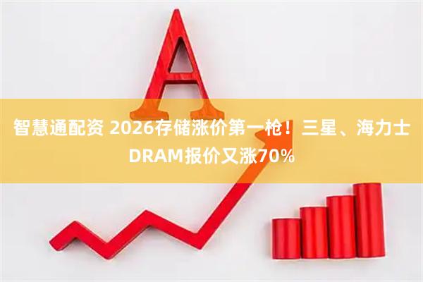 智慧通配资 2026存储涨价第一枪！三星、海力士DRAM报价又涨70%